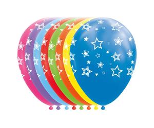 Globos - Ballonnen Sterren Mix Kleuren 30cm 8st. NEUF