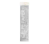 Globos Crepe paper metallic 150 x 50 cm silver