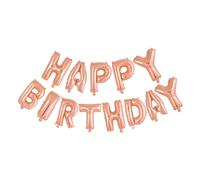 Globos - Folieballon Tekst Happy Birthday Rose Goud NEUF