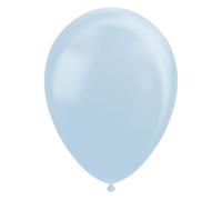Globos Pearl Balloons 30 cm Latex Light Blue Pack of 10