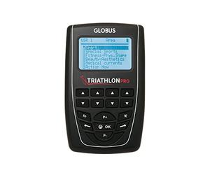 GLOBUS | Triathlon Pro, électrostimulateur à 4 canaux, 424 programmes pour Le Sport, la Forme Physique, l'esthétique et la réadaptation, améliore Les Performances physiques des athlètes.