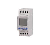 gloca Interrupteur astronomique horaire 16 A/230 V, 2 modules DIN 2 canaux