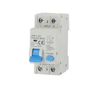 gloca Interrupteur magnétothermique différentiel 1P+N 20A 300mA 220V 6KA 2 Modules DIN C20 Classe A