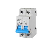 gloca Interruttore Magnetotermico Automatico 2P 10A 220V 6KA 2 Moduli DIN C10