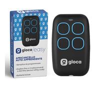 gloca Telecomando Apricancello Easy Garage Auto-Apprendente 4 Canali Frequenza 433 MHz NO Rolling Code (no codice variabile)
