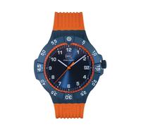 Glock Montre à quartz pour homme 43 mm | GW-15, Bleu et orange