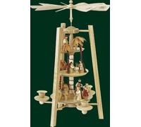 Glockenpyramide Naissance de Christ Nature Pyramide Folklorique Neuf Erzgebirge