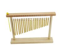 Glockenspiel - Carillon à percussion unique - Instrument à percussion musicale Glockenspiel - Instrument de musique de table avec maillet - Instrument de musique à une seule avec Glockenspiel pour