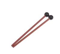 Glockenspiel Lot de 2 maillets de tambour en acier et caoutchouc pour percussion en bois pour batteurs et praticiens