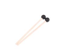 Glockenspiel Lot de 2 maillets de tambour en acier et caoutchouc pour percussion en bois pour batteurs et praticiens