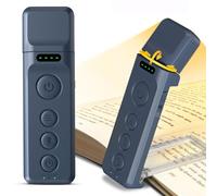 Glocusent Lampe de Lecture pour Lire au Lit, Liseuse Lecture Rechargeable avec Aide au Sommeil et Minuterie, Lampe Livre 5 Niveaux de Luminosité et 3 Couleurs