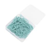 GLOGLOW 100pcs Coptud Clips, Journalistes Pinces en Papier Décoratives avec Boîte Transparente pour Document de Papier Note Triage d'artisanat de Mariage 100pcs