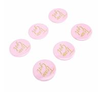 GLOGLOW 10pcs Gender Reveal Button épingles, Douche Party Favor Badge Set ACCESSORIES ACCESSOIRES DE DESCURATION DE BABEAUX BOUTON BUTS (PINK)