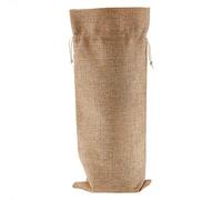 GLOGLOW 12pcs Sacs de Bouteille de Vin en Lin, Ensembles d'Accessoires de Vin Housses Cadeaux de Champagne Élégantes, Poche Unique Pliable 14,5 X 34,5 Cm pour Bouteilles de de Célébration de