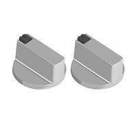 GLOGLOW 2 Pcs 6mm Universel En Alliage de Zinc Maison Cuisine Ronde Gaz Poêles Boutons Cuisinière Four Table De Cuisson Métal Commutateur De Commande - Facile à installer