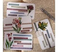 GLOGLOW 20 Feuilles Citer les Autocollants et l'ambiance Littéraire, les Phrases Words Stickers for Junk Journaling, DIY Art Crafts 20 Feuilles Citer les Autocollants, l'esthétique Vintage Nan Nan