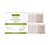 GLOGLOW 20 Sachets D'huile de Menthe Poivrée pour le Contrôle de la Souris, Pochette Répulsive Naturelle contre les Rongeurs avec Huiles Essentielles de Bois de Cèdre et de Cannelle pour