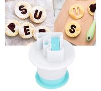 GLOGLOW 26PCS Letter Cookie Cutter, Tool Fondant Cutter Cookie Stamp Alphabet Lettre Fondant Cake Biscuit Tool For Sugar Craft Gum Pâte 26PCS Lettre Biscuit, Baking Nan Nan (lettre majuscule)