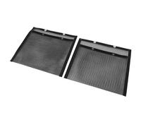 GLOGLOW 2pcs Sacs de Gril à Maille Barbecue Réutilisables, Résistants à la Chaleur en Fibre, pour Pique-niques de Barbecues Camping 2pcs Sacs de Gril à Maille BBQ Réutilisables, Nan Nan en Verre