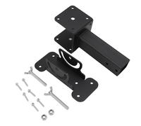 GLOGLOW 3PCS Supports de Riser de Toit en Métal Robuste Kit de Montage de Poutre de Riser de Toit Angle Réglable de 0 à 180 Degrés avec Revêtement en Poudre Noire pour Couverture de