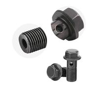 GLOGLOW 5 Pièces Boulons et Rondelles Banjo de Moto de Haute qualité avec Filetage Propre pour étrier de Frein, Adaptés au Maître-cylindre M10 X 1,25/M10 X 1,0 Mm, Adaptés à la Plupart des Motos