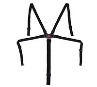 GLOGLOW 5 Point Harnais Bébé Chaise Poussette Ceinture de Sécurité Réglable Enfants Enfant Landau Buggy Sangle pour Enfants Chaise Haute Poussette Booster Remplacement Noir