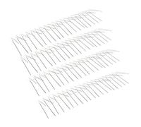 GLOGLOW 6pcs Anti Bird Spike en Acier Inoxydable, Pigeons à Outils Birgus Pikes de Clôture de la Clôture de Flèche pour Dissuader Les Petits Corbeaux d'oiseaux et Les Pics 6 Pcs Anti-Oiseau