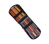 GLOGLOW 72 Crayons de Couleur, Définir des Crayons de Dessin d'art Professionnel avec un Sac de Transport en Nylon pour Mélanger le Livre de Coloriage Adultes Artistes Enfants Débutants 72 de