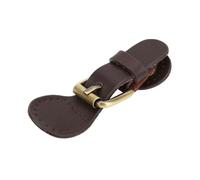 GLOGLOW Accessoires de Quincaillerie Sac Lock à Boucle, Cuir Bucklecow Split En Cuir Split Accessoires de Quincaillerie pour Sacs à Main (Café)