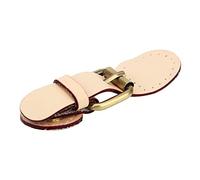 GLOGLOW Accessoires de Quincaillerie Sac Lock à Boucle, Cuir Bucklecow Split En Cuir Split Accessoires de Quincaillerie pour Sacs à Main (SILVER)