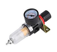 GLOGLOW Accessoires pour Compresseur d'Air Piège à Pression d'Air avec Jauge 0 à 150 PSI pour Outils Pneumatiques et Compresseurs 'Air Filtration 'humidité avec Support 1 4 Régulateur de Filtre