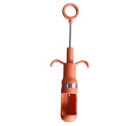 GLOGLOW avec Mécanisme de Presse pour la Préparation des Fruits dans l'Outil de Cuisine Outil Cerise Poire de Fruit Rélévoire Rouge Dates Rouges Pittor Portable Jujube Pitter Datte Nan Nan (ORANGE)