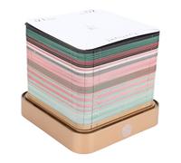 GLOGLOW Bloc-notes de Sculpture sur Papier 3D Bloc-notes 3D Détachable Bonhomme de Neige Art Décor de Bureau avec Calendrier 2026 pour Cadeau D'anniversaire de Vacances