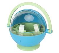 GLOGLOW Boîte d'observation du Ver à Soie, Capsule d'espace de Reproduction de Fenêtres Transparentes avec Conception de Maille de Fuite de Sable pour Enfants Boîte 'Observation du vers à Soie,
