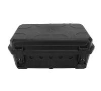 GLOGLOW Boîtier électrique Extérieur IP54, Boîtier de Cordon D'alimentation étanche, Couvercle de Rallonge avec 5 Ports de Câble pour Multiprises Extérieures, Minuteries, Lumières de (BLACK)