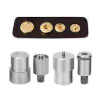 GLOGLOW Bouton instantané Die Moule Kits de Remplacement en Acier Inoxydable pour 831, Kits pour 831, Précis et adapté pour 12 Mm, 15 Mm, 21,5 Boutons 4pcs Bouton- Moule en Acier Inoxydable