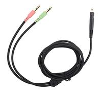 GLOGLOW Câble pour Casque de Jeu, Câble D'amplificateur de Son Durable pour G4ME ONE PC 373D, 1, Noir (Version ordinateur)