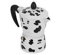 GLOGLOW Cafetière, Couleur de Vache en Aluminium Basse Bouilloire Bouilloire de Cafetière Légère Pratique avec Poignée pour café Maison Utiliser une, de Grande capacité Laitier Nan Nan (3 tasses