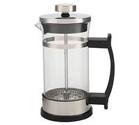 GLOGLOW Cafetière de Presse Française, café à Double Filtration en Acier Inoxydable Durable avec Résistance à la Chaleur en Verre Dur pour L'école du Bureau à Domicile