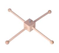 GLOGLOW Carillon éolien en Bois pour Berceau de bébé, Mobile, sans Danger pour le Fœtus, Non Toxique pour le Développement des Yeux du nouveau-né, Effet Apaisant