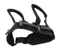 GLOGLOW Ceinture de mobilité de Ceinture D'assistance de Levage de de Démarche de Transfert avec la Conception épaissie Support Réglable pour L'usage Médical à Domicile (BLACK)