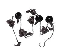 GLOGLOW Chaîne de renvoi d'eau de pluie décorative en fer de 2,4 m de long pour le jardin