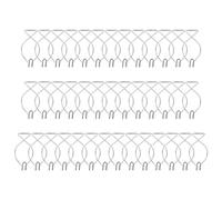 GLOGLOW Clips de Grille de Plafond Crochets de Carrelage de Plafond Clips de Panneau de Crochets Métalliques à Rebond Automatique avec Acier galvanisé Antirouille pour la