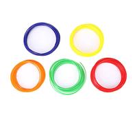 GLOGLOW Consommables PCL Basse Température 1,75 Mm 5m 1,75 Mm de Diamètre 10 Couleurs * 5m Coloriage Tissu Adhésifs Filament Recharges Alimentaire Stylo 10 Couleurs Nan Artisanat