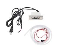 GLOGLOW Contrôleur de canapé électrique, Contrôleur de Poignée de canapé électrique Pratique avec Télécommande USB Charge DC Push Tod 2 Motor Lift with Light Bar pour Le Bureau à