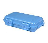GLOGLOW - Coque de protection rigide en plastique noir résistant aux chocs pour disque dur - Boîte de rangement étanche bleu