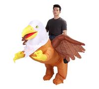 GLOGLOW Costume Gonflable D', Taille Moyenne pour Adultes 155 190 Cm avec Ventilateur intégré pour Gonflage 60 Secondes, Polyester Léger pour Fêtes, événements Cosplay