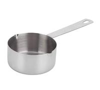 GLOGLOW Cuillère à Mesurer, Tasse à Mesurer en Acier Inoxydable 304 avec échelle, pour la Farine de Cuisson de Cuisine et la Poudre D'assaisonnement (1/3tasse80ml)