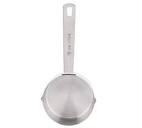 GLOGLOW Cuillère à Mesurer, Tasse à Mesurer en Acier Inoxydable 304 avec échelle, pour la Farine de Cuisson de Cuisine et la Poudre D'assaisonnement (1/2tasse125ml)