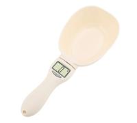 GLOGLOW Cuillère Doseuse Numérique de 1 G à 800 G avec écran LCD Clair et Sélecteur D'unités pour la Cuisine, la Pâtisserie et les Aliments pour animaux.